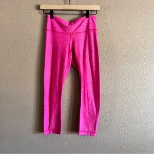 Lululemon Athletica Pink Cropped Leggings Size 4